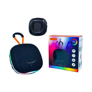 Prix bon marché Mini haut-parleurs portables sans fil LED lumière colorée avec lanière - Product Image 1