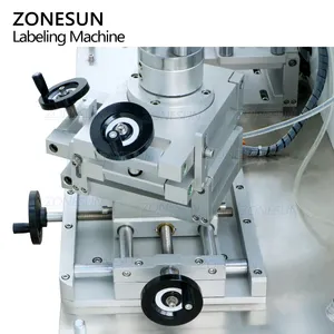 ZONESUN ZS-TB400 Bình Chữa Cháy Tự Động Máy Dán Nhãn Chai Dầu Hình Trụ Lớn Hình Tròn Máy Dán Nhãn Thùng Trống