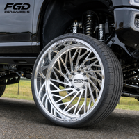 Jantes forgées FGD 22x12 24x12 24x14 26x16 26x14 8x170 8x180 8x6.5 6x5.5 6x135 pour Ford F150/250/350 Chevy1500/2500/3500 Ram