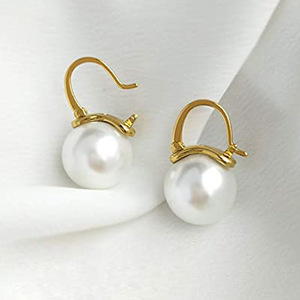 Orecchini a Perno Stile Coreano Vintage con Effetto Perla, Gioielli Eleganti e Chic per Donne, Accessorio Regalo per Uso Quotidiano e Feste - Product Image 6
