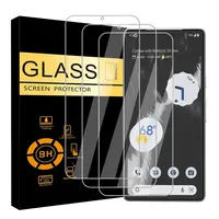 Boîte d'emballage de film de verre trempé de téléphone portable de Hd pour le protecteur d'écran de Google Pixel 8 Pro