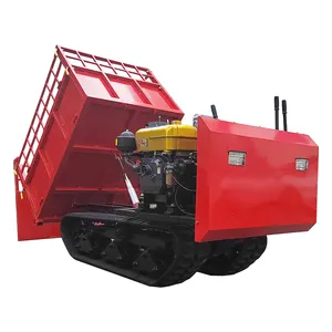 1.5Ton Farm And Garden Crawler Dumper Truck Self Loading Dump Truck Hydraulic Dump Truck With Rubber Track