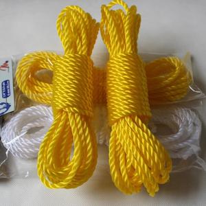 Vente en gros OEM de cordes torsadées à 3 ou 4 brins en PP/PE, vente directe du fabricant, cordes d'emballage, cordes de conditionnement - Product Image 1