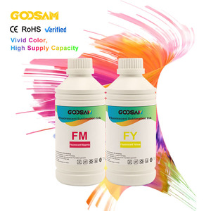 Encre de sublimation fluorescente industrielle 1000ml FY FM pour têtes d'impression Epson S3200 Kyocera Ricoh StarFire Panasonic – Vente en gros - Product Image 1