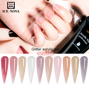 ICE NOVA - Gel Profesional para <span class=keywords><strong>Uñas</strong></span> <span class=keywords><strong>Acrílicas</strong></span>, Extensión de <span class=keywords><strong>Uñas</strong></span>, 30G, Sin Hema, <span class=keywords><strong>Colores</strong></span> Brillantes - Product Image 2