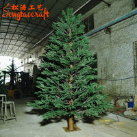 Arbre de Noël artificiel en cône de pin blanc pour décoration de table de mariage en intérieur