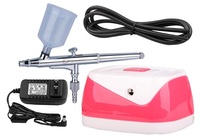 BT-20 20CC Mini Kit de compresseur d'aérographe Ensemble de pistolet à peinture/teinture capillaire personnalisé Matériau en cuivre rechargeable du fournisseur chinois