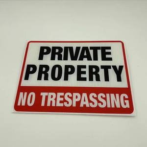 Özelleştirilebilir 18x24 Premium açık Billboard h-metal Stakes ile 2 taraflı UV baskı emlak Yard işareti - Product Image 6