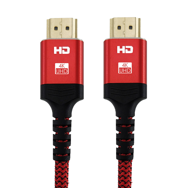 4K HDMI кабель 3 фута 18 Гбит/с высокоскоростной HDMI 2,0 Плетеный HDMI-шнур 4K 60 Гц HDR HDCP 2,2 1080p 2160P 3D возврат аудио (ARC)