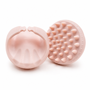 Professional Silicone <b>Scalp</b> Massager Shampoo <b>Brush</b> Soft Silicone Hair Scrubber Head Massager for Hair Growth and Cleaning - Product Image 1