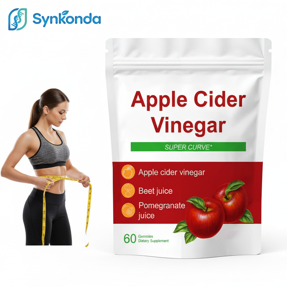 Vitamins Supplement Apple Cider Vinegar ACV Gummies For Slimming Weight Loss Flat Tummy Gummies Vegan Slim Acv Gummy