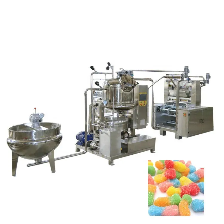 Turkse Delight Gummy Candy Machine/Jelly Snoep Productielijn