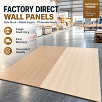Panneau mural intérieur durable à faible teneur en formaldéhyde, résistant aux chocs, solution de décoration intérieure tout-en-un pour immeubles de bureaux