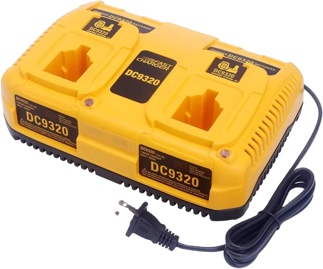 Groothandel Vervangende Batterij Oplader Dc9320 Ni/Cd Dubbele Oplader Voor Elektrisch Gereedschap