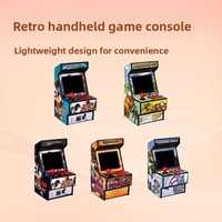 156 Düğmeli Arcade Mini 16-Bit Kablosuz Pilsiz El Tipi Oyun Konsolu TV Çıkışlı Joystick Dokunmatik Ekransız ACT Aksiyon Oyunu Retro