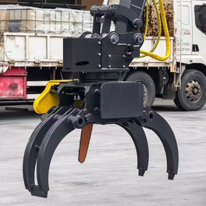 Machine forestière XUVOL WYJ-90W, grappins coupe-arbre avec cylindre de serrage, accessoire d'excavatrice, scie à grappin - Product Image 1