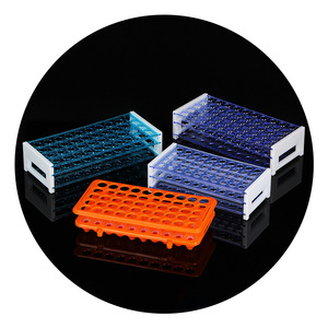 Soporte para Tubos de Ensayo de Plástico Bang Sheng, 50 Compartimentos, Multifuncional, para Uso en Laboratorio - Product Image 1