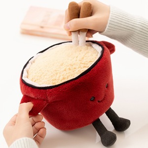 Boneka Plush Keju JC Inggris 2026 Natal, Mainan Isi Kapas PP Lembut, Cangkir Teh Hijau, Spatula Panci, Hadiah untuk Remaja 31-50cm - Product Image 3