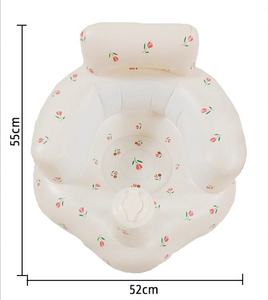 Silla Inflable Portátil de PVC Moderna y Personalizada para Bebés, Asientos de Piso para Sentarse - Product Image 4