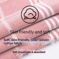 Serviette de plage jacquard tissée en polyester doux et écologique, à capuche, personnalisable, absorbante, séchage rapide, toutes saisons, pour la natation – Nouveauté !