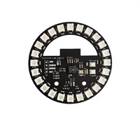 Placa de Anillo LED RGB ESP32-C3, Círculo de Luz WS2812B Direccionable de 24 Píxeles con Controlador Integrado, Modificación de Caja de PC, Iluminación Ambiental DIY