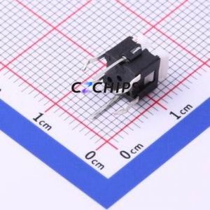 K6-6140D04 Tactile Switch Through hole Component (THT) Switch 1.6N Through Hole 6.6mm 6mm - Product Image 2