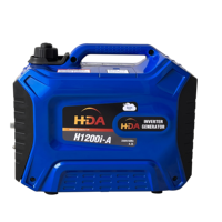 Trinkbarer Mini 1kw 110V 220V Benzin Stille kleiner elektrischer Generator Wechsel richter Strom generator für H1200i-A zu Hause eingestellt