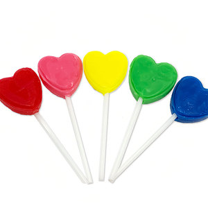 Sucettes Halal <span class=keywords><strong>en</strong></span> <span class=keywords><strong>forme</strong></span> <span class=keywords><strong>de</strong></span> cœur pour la Saint-Valentin emballées dans un sac dans des bonbons durs vente directe d'usine - Product Image 4