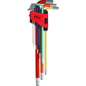 KS TOOLS - 151.4420 Ball ended hexagon <b>key</b> wrench <b>set</b>, extra <b>long</b> (9 pcs) - EAN 4042146792209 <b>ALLEN</b> <b>KEYS</b> - Product Image 1