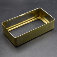 Couverture de type O en laiton poli, coque extérieure en métal, couverture de micro pour guitare électrique