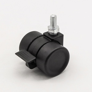 38mm Hochleistungs-Kunststoffmöbel-Lenkrad mit Bremse Verstellbares Wohnzimmer Esszimmer Schule Krankenhaus möbel Verriegelung rolle - Product Image 1