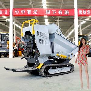China Mini Dumper 800kg Hidráulico Diesel Mini Crawler Dumper Auto Carga Mini Dumper Truck Transporter Nuevo - Product Image 3
