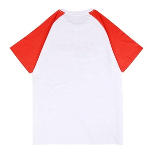 เสื้อยืดแขน Raglan ปักโลโก้ตามสั่งสีขาว - Product Image 2