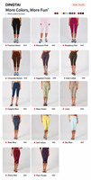 Pantalon Capri de Yoga Taille Haute Ultra Doux Effet Ventre Plat Grande Taille pour Femme, Short de Cyclisme en Nylon et Coton pour Entraînement et Sport