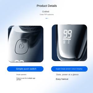 Voor IPX7 waterdichte lichaamsscheerapparaat kale mannen natte en droge baardtrimmachine USB oplaadbaar elektrisch scheerapparaat 7 mesjes - Product Image 4
