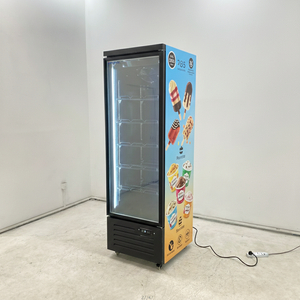 Congelador <span class=keywords><strong>Vertical</strong></span> Comercial con Puerta <span class=keywords><strong>de</strong></span> <span class=keywords><strong>Vidrio</strong></span>, <span class=keywords><strong>Vitrina</strong></span> para Alimentos Congelados, <span class=keywords><strong>Precio</strong></span> <span class=keywords><strong>de</strong></span> Fábrica, para Promoción en Supermercados - Product Image 1