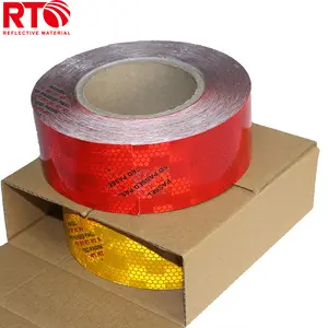 5cm * 50m पीला/सफेद/लाल नई यातायात विनियमन के लिए Metallized कतर बाजार Conspicuity चिंतनशील टेप