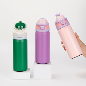 Bouteille d'eau en acier inoxydable 304 à double paroi sous vide pour le voyage, sans BPA, pour le sport, les fruits, bouteille d'eau isolée en acier inoxydable - Product Image 5