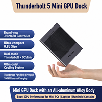 FEVM FNGT5 PRO Nouveau ventilateur MXM Amplificateur graphique Thunderbolt 5/Oculink Périphériques de jeu externes RTX4060 pour ordinateur portable/de bureau GDDR6
