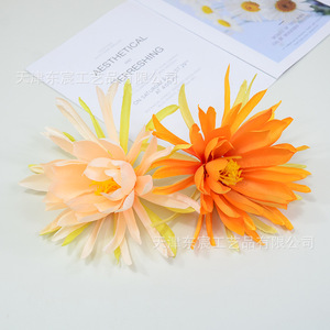 Fleur artificielle Dongchen Crafts, type Epiphyllum, 21 cm, en soie, pour décoration de mariage, décoration intérieure, accessoires pour la fabrication de lanternes - Product Image 3