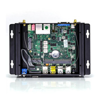 Fanless Industrial Desktop Mini PC Core I3-6167U 2*COM 2*LAN with 4G DDR4 128G SSD Mini Desktop Computer Win 10 / Linux Mini PCs