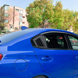 สติ๊กเกอร์ติดรถยนต์ลายคาร์บอนไฟเบอร์สีดำเงา สำหรับ Subaru WRX STI VA ปี 2014-2021 - Product Image 1