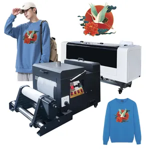China factory direct sale high quality sublimation printing machine T-shirts logo printing with powder shaker