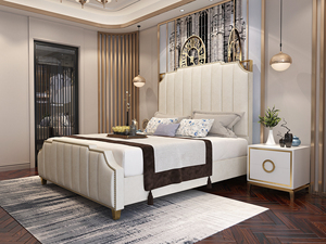Cheap Leather Bedroom Furniture <strong>King</strong> <strong>Size</strong> Double Storage <strong>Bed</strong> - Product Image 2