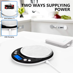 Hot Selling 3kg 0.1g Cozinha Digital Escala de Alimentos Inteligente Display LCD Bateria USB para Vidro Bluetooth 1g Household ROHS Eletrônico - Product Image 2