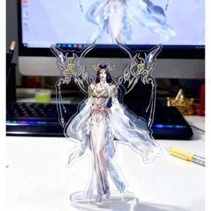 Support acrylique Dou Po Cang Qiong Anime avec figurines <span class=keywords><strong>Xiao</strong></span> <span class=keywords><strong>Yan</strong></span> Mei Dusha, plaque et porte-clés – Ornement de bureau exquis pour les fans - Product Image 2