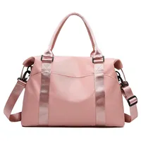 Женская дорожная водонепроницаемая Спортивная розовая сумка для йоги, спортзала, портативная спортивная сумка