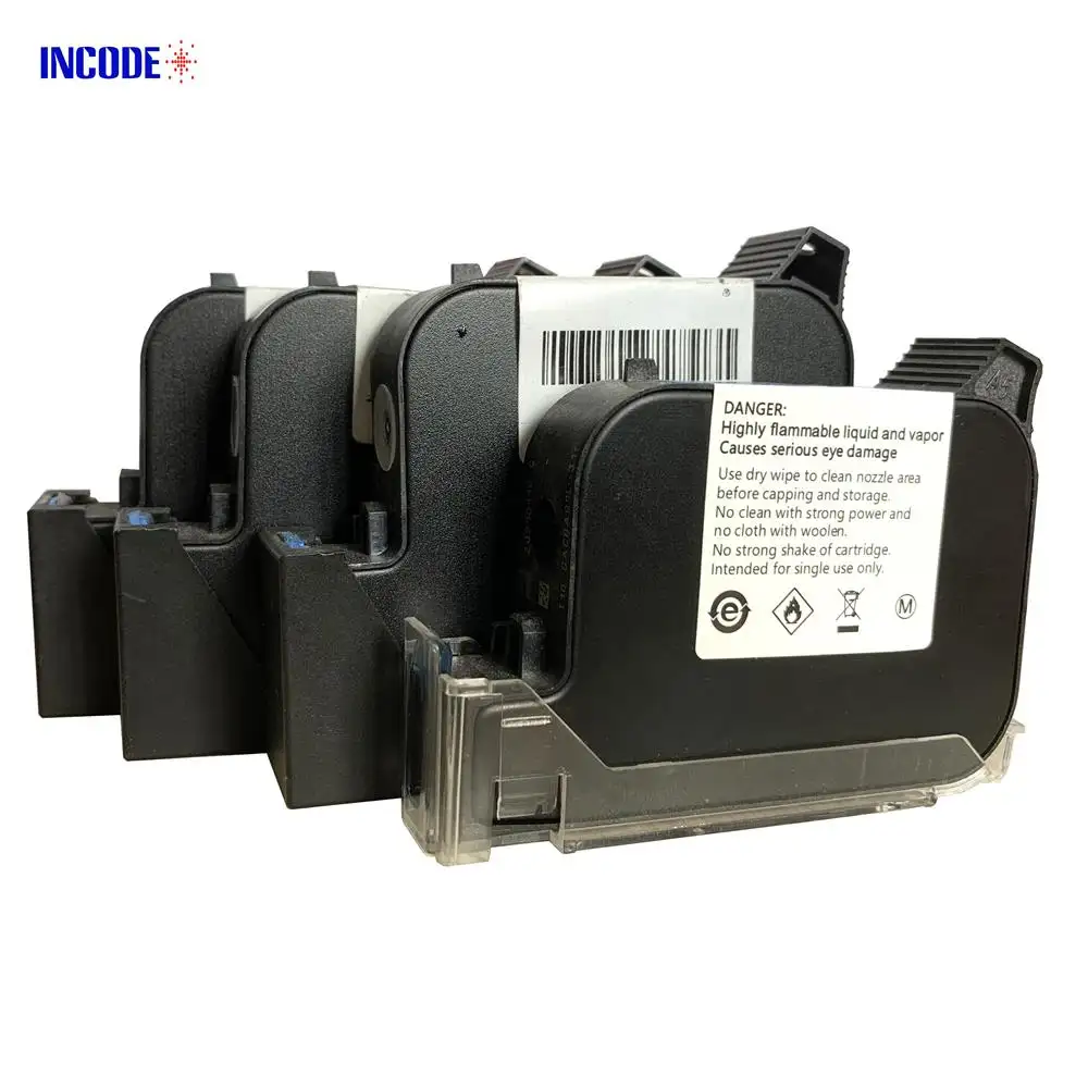 Incode Originele Nieuwe Vervanging Solvent Kleur Inkt Cartridge Voor Thermische Inkjet Printers