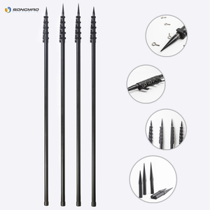 <span class=keywords><strong>Canne</strong></span> à pêche télescopique personnalisée 12 pieds canoë 100% 3K en Fiber de carbone - Product Image 4