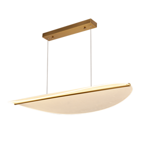 <b>Copper</b> New Intelligent Transparent Acrylic Living Room Long <b>Strip</b> Design Art Hotel Office Bar Led Restaurant Chandelier - Product Image 2